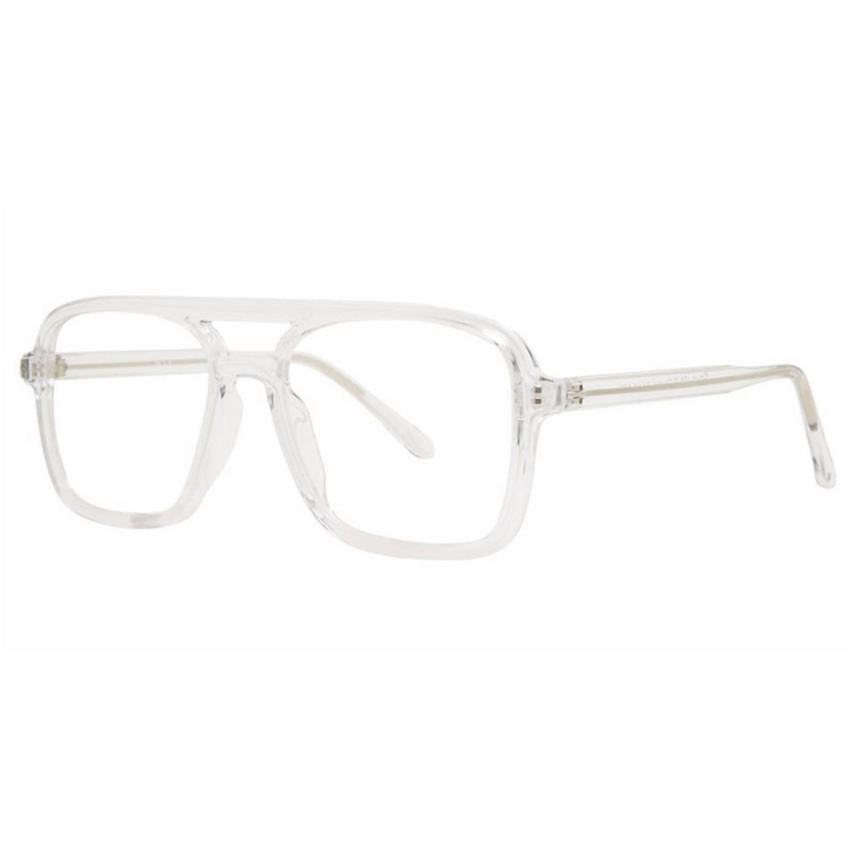 New Soho Women's Aviator Glasses In Crystal